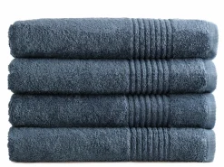 Markenlos Handtücher-PHLOX Supreme 70 x 140 cm 4er-Set Handtüchern - Blau
