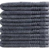 Markenlos Handtücher-PHLOX Supreme 30 x 50 cm 6er-Set Gästehandtücher - Blau