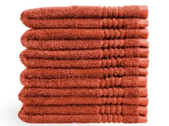 Markenlos Handtücher-PHLOX Supreme 30 x 50 cm 6er-Set Gästehandtücher - Rot