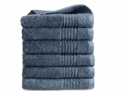 Markenlos Handtücher-PHLOX Supreme 50 x 100 cm set van 6 handtuch - blau