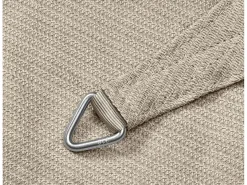 Platinum Sonnensegel|Sonnensegel-Coolfit 5m Greige Dreieck Sonnensegel