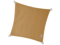 Platinum Sonnensegel|Sonnensegel-Coolfit 5x5m quadratisches Sonnensegel - Sand