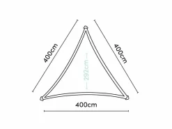 Platinum Dreamsail 5m grey dreieck Sonnensegel< Sonnensegel|Sonnensegel