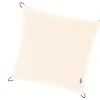 Platinum Sonnensegel|Sonnensegel-dreamsail 5x5m quadratisches Sonnensegel - Ecru