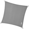 Platinum Sonnensegel|Sonnensegel^dreamsail 4x4m quadratisches Sonnensegel - Grey