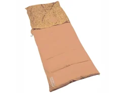 Polydaun Deckenschlafsäcke|Sommerschlafsäcke-Beach house 80 x 210 cm Schlafsack - Apricot/Wave