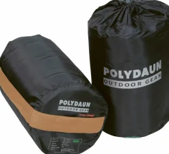 Polydaun Deckenschlafsäcke|Sommerschlafsäcke-Beach house 80 x 210 cm Schlafsack - Apricot/Wave
