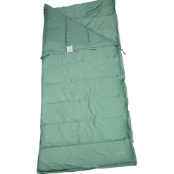 Polydaun Sommerschlafsäcke|Baumwoll Schlafsäcke-Stormvogel light comfort 85 x 210 cm Schlafsack - Green
