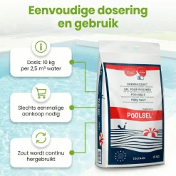 Markenlos Pool Zubehör-Poolsel Poolsalz - 15 kg