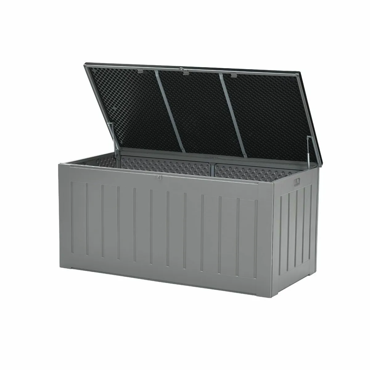 Garden Impressions Primo Kissenbox 830L - 160x78xH76 mittel grau- schwarz< Auflagenboxen