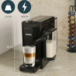 Princess Kapselmaschine mit Milchaufschäumer< Kaffeemaschinen