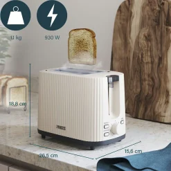 Princess Toaster^Wave 142337 Toaster - Beige