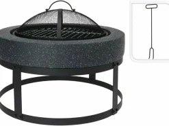 Pro Garden Holzkohlegrills|Holzkohlegrills^Ø 50,5 cm Grillfeuerschale