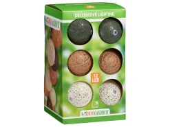Pro Garden Baumwollkugeln Lichterkette - Multi< Campinglampen Batteriebetrieben|Campinglampen Batteriebetrieben
