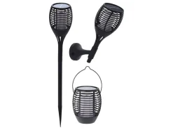 Pro Garden Campinglampen Aufladbar|Campinglampen Aufladbar-3-in-1 Solar-Fackel