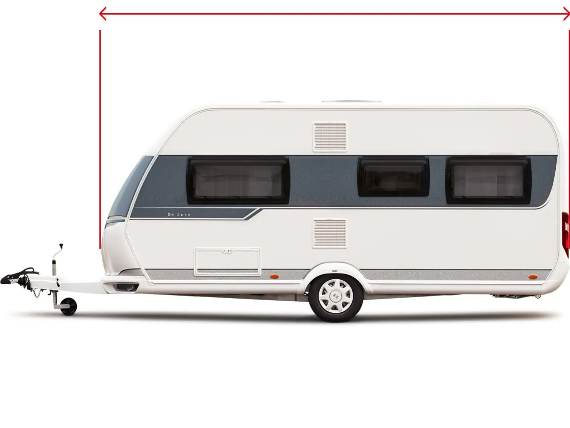 ProPlus Wohnwagen Schutzhüllen-579 - 640 x 235 cm Luxe Wohnwagen Schutzhülle