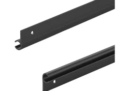 ProPlus Kederschienen-90° 100 cm Aluminium Kederschiene – Schwarz