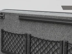 ProPlus Kederschienen-90° 100 cm Aluminium Kederschiene – Schwarz