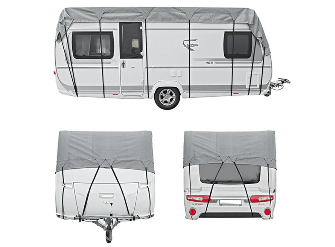 ProPlus Wohnmobil Schutzhüllen|Wohnwagen Schutzhüllen-850 cm Wohnwagen- und Wohnmobil-Dachabdeckung