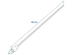 ProPlus Steckschlüssel^54 cm x 17 mm Steckschlüssel