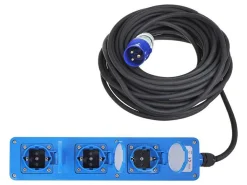 ProPlus 20 Meter CEE 3-fach Schuko-Steckdosenleiste< Cee Steckdosen