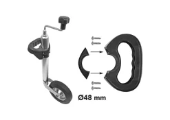 ProPlus Chassiszubehör|Stützräder^48 mm Griff für Bugrad