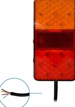 ProPlus 12/24 volt LED Rückleuchte - 4 Funktionen< Karosseriebeleuchtung|Karosseriebeleuchtung