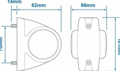 ProPlus 12/24 volt LED Umrissleuchte - Red/white< Karosseriebeleuchtung|Karosseriebeleuchtung