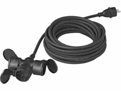 ProPlus Schuko Verlängerungskabel^3 x 2,5 mm² 3-Fach Steckdose Schuko - 20 Meter