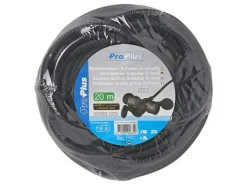 ProPlus Schuko Verlängerungskabel^3 x 2,5 mm² 3-Fach Steckdose Schuko - 20 Meter