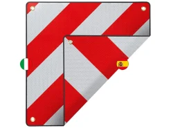 ProPlus Warnschilder Fahrradträger^Aluminium Warnschild - Italien/Spanien