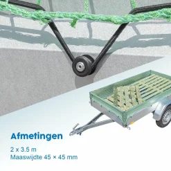 ProPlus Anhängerzubehör^Anhängernetz - 200 x 350 cm