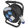 ProPlus Cee Haspels-CEE/Shuko 25 Meter Camping Kabeltrommel