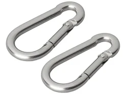 ProPlus Taschenmesser & Multitools|Chassiszubehör^Edelstahl Karabinerhaken - 50 mm