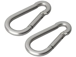ProPlus Taschenmesser & Multitools|Chassiszubehör^Edelstahl Karabinerhaken - 80 mm