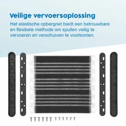 ProPlus Elastisches Aufbewahrungsnetz - 24 x 26,5 cm< Chassiszubehör