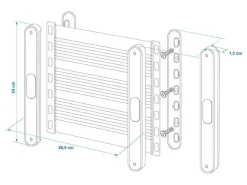 ProPlus Elastisches Aufbewahrungsnetz - 24 x 26,5 cm< Chassiszubehör