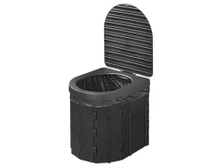 ProPlus Faltbare Campingtoilette mit Deckel< Tragbare Toiletten