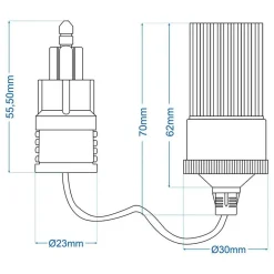 ProPlus groß 12/24V Adaptarkabel< Usb Steckdosen 12V