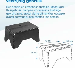 ProPlus Kunststoff Trittstufe - 42x29,5x24 cm< Trittstufen