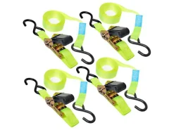 ProPlus Chassiszubehör-Spanngurt mit Ratschen 4-er Set