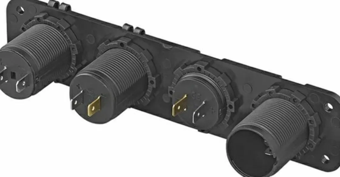 ProPlus Usb Steckdosen 12V^12V Steckdose 2 USB und Voltmeter Einbauset