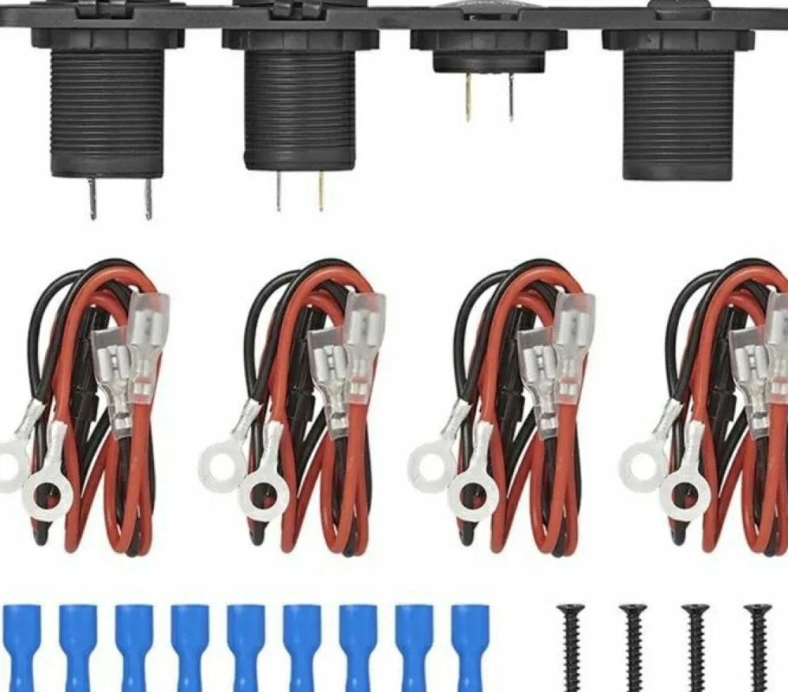 ProPlus Usb Steckdosen 12V^12V Steckdose 2 USB und Voltmeter Einbauset