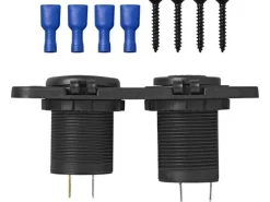 ProPlus Usb Steckdosen 12V^12V Steckdose und USB-Schnellladegerät als Einbaukit