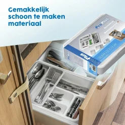 ProPlus Verstellbare Besteckkasten - 40 x 31,5 x 6 cm< Aufbewahrung Küche
