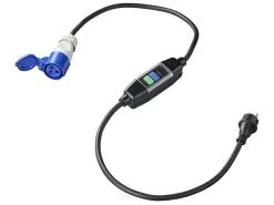ProPlus Cee Adapter-von Schuko-Stecker nach CEE Adapterkabel mit Fehlerstromschutzschalter
