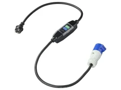 ProPlus Cee Adapter-von Schuko-Stecker nach CEE Adapterkabel mit Fehlerstromschutzschalter