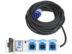 ProPlus Zelt-/Faltcaravan Stromanschluss Set - 10 Meter< Cee Steckdosen