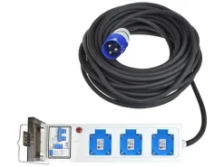 ProPlus Zelt-/Faltcaravan Stromanschluss Set - 10 Meter< Cee Steckdosen