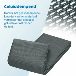 ProPlus Zeltteppich 300 x 400 cm - Anthracite< Teppiche|Teppiche